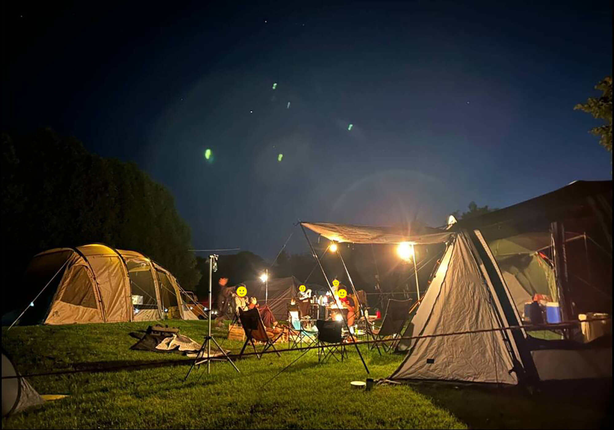 02　キャンプの夜空