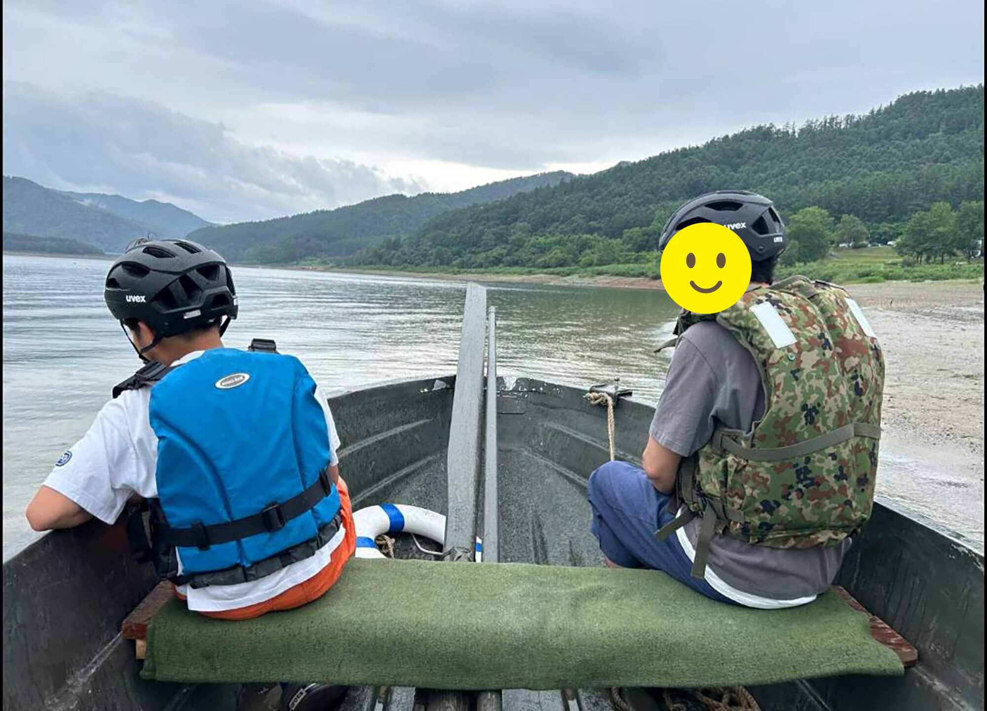 04　かなやま湖の自衛隊ボートに乗ってみる体験